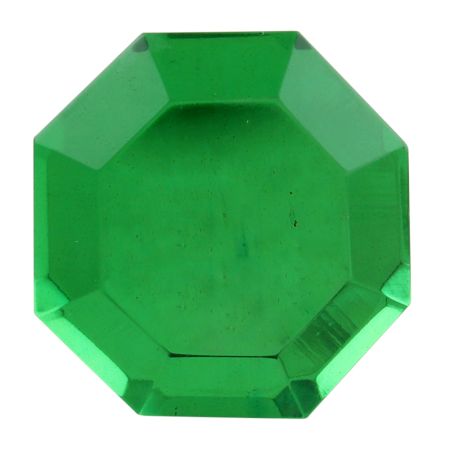 Green Flat Octagon Dresser Glass Knob Online
